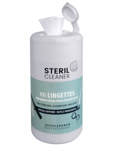 Jacques Seban - Boite de 100 lingettes désinfectantes Steril Clean