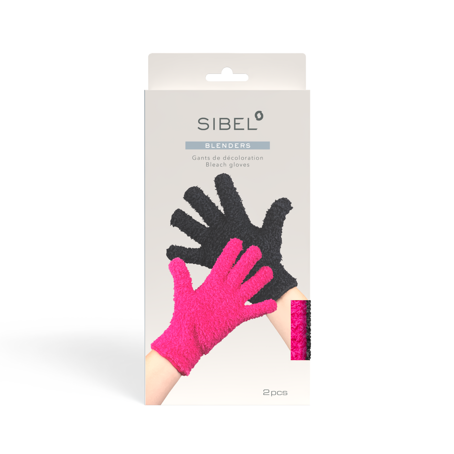 Sibel - Gants de technique rose/noir