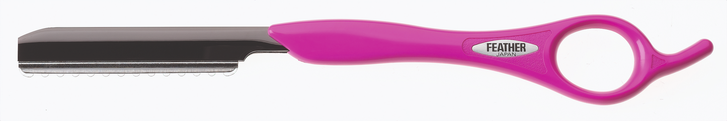 Feather - Rasoir rose en titane