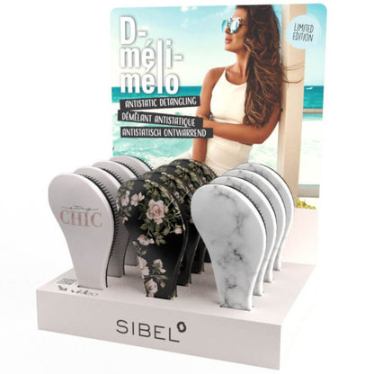Sibel - D-Méli-Melo "Stay Chic" - Présentoir de 18 brosses