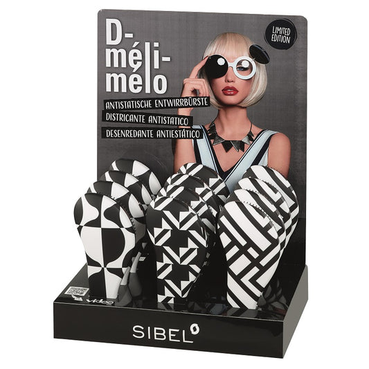 Sibel - D-Méli-Melo "Graphic" - Présentoir de 18 brosses